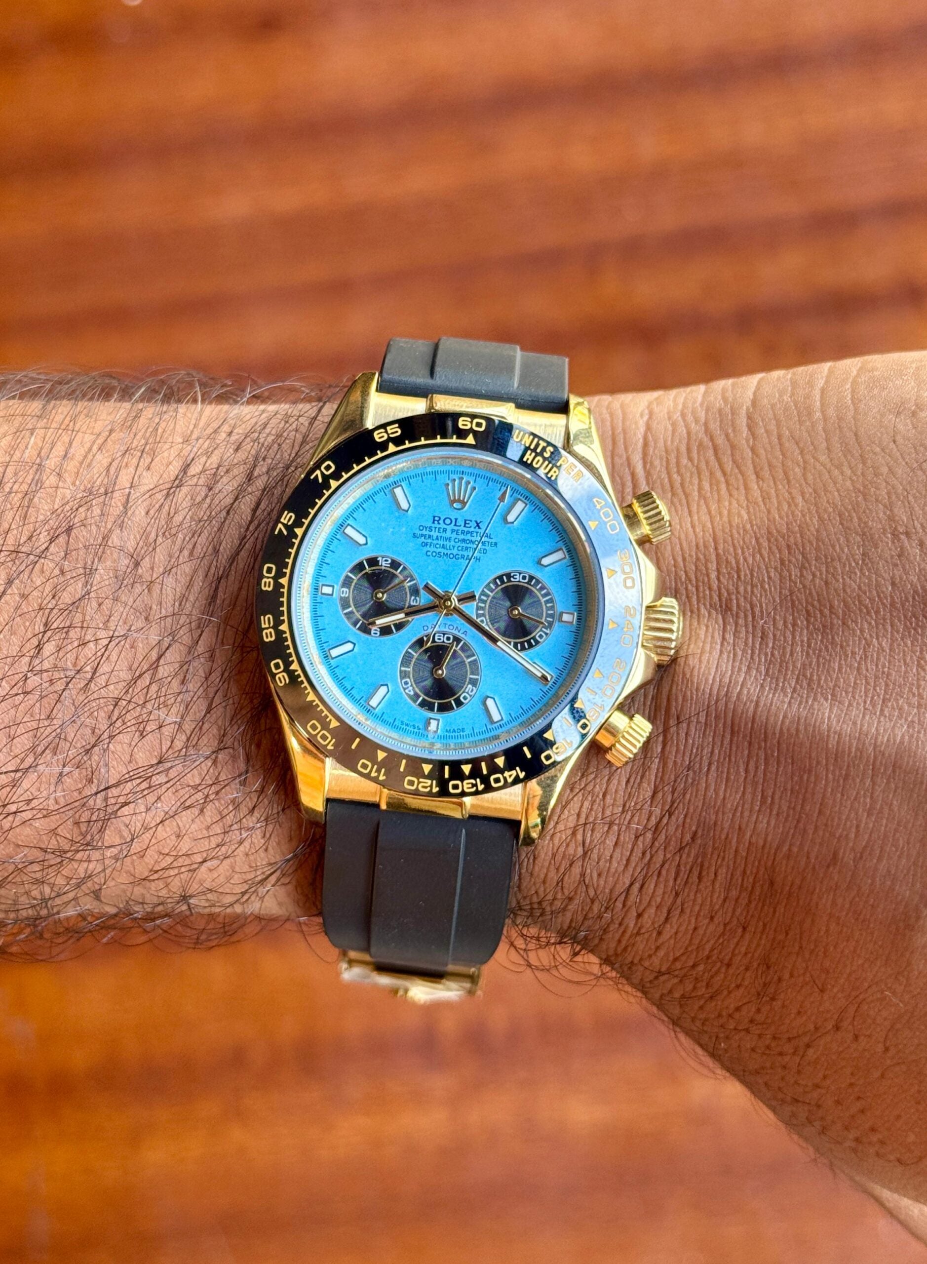 Rolex Daytona Semi Eta Blue Dial