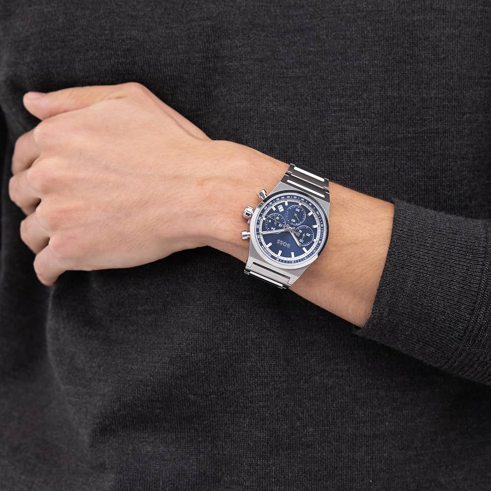 Boss Centre Court Blue Dial Quartz