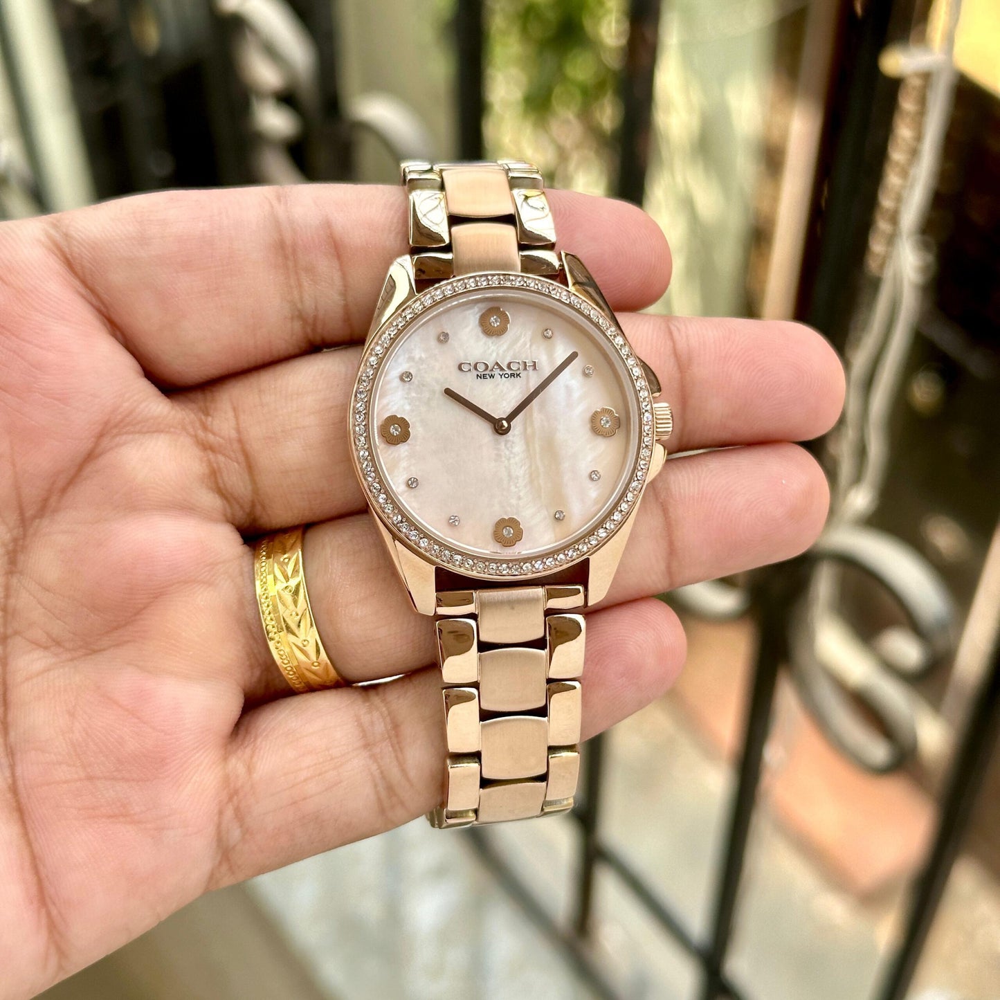 Coach Mother of Pearl Rosegold