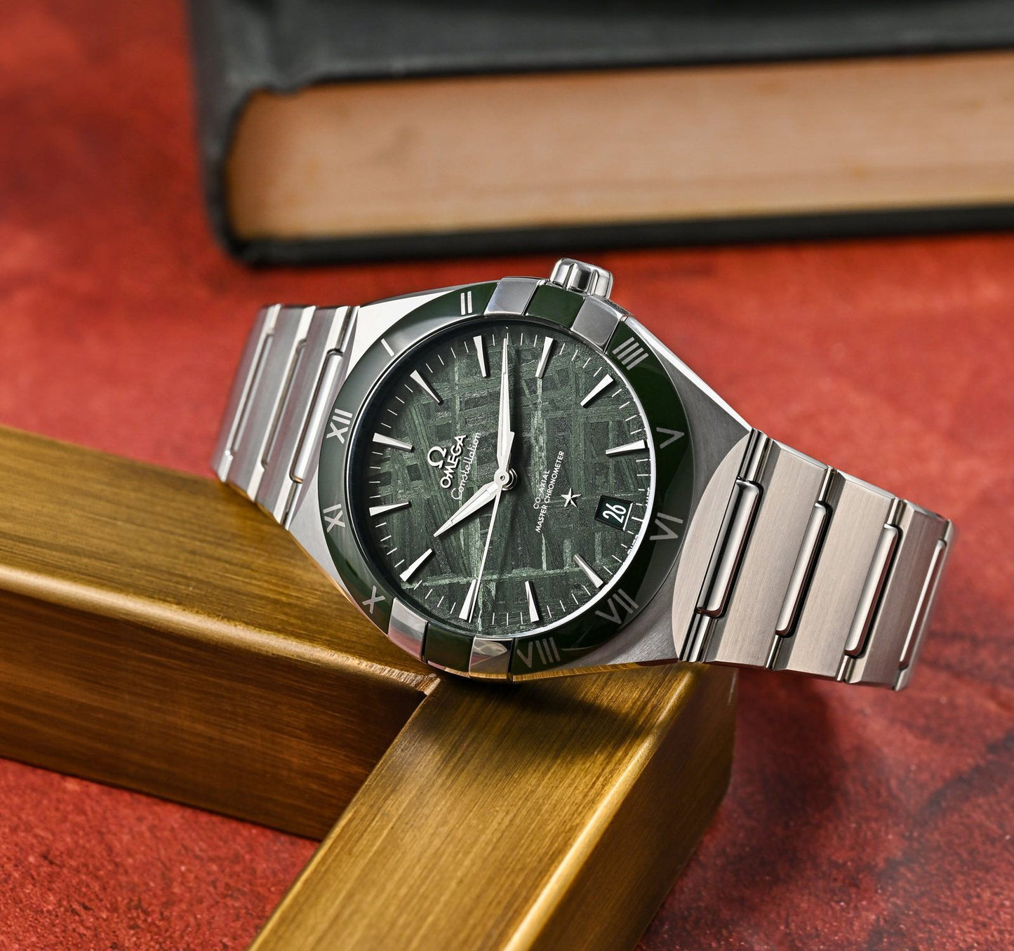 Omega Co-Axial Green Dial Master Chronometer