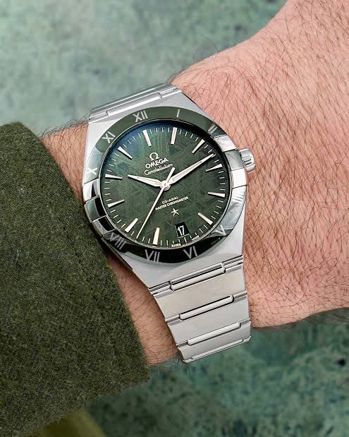 Omega Co-Axial Green Dial Master Chronometer