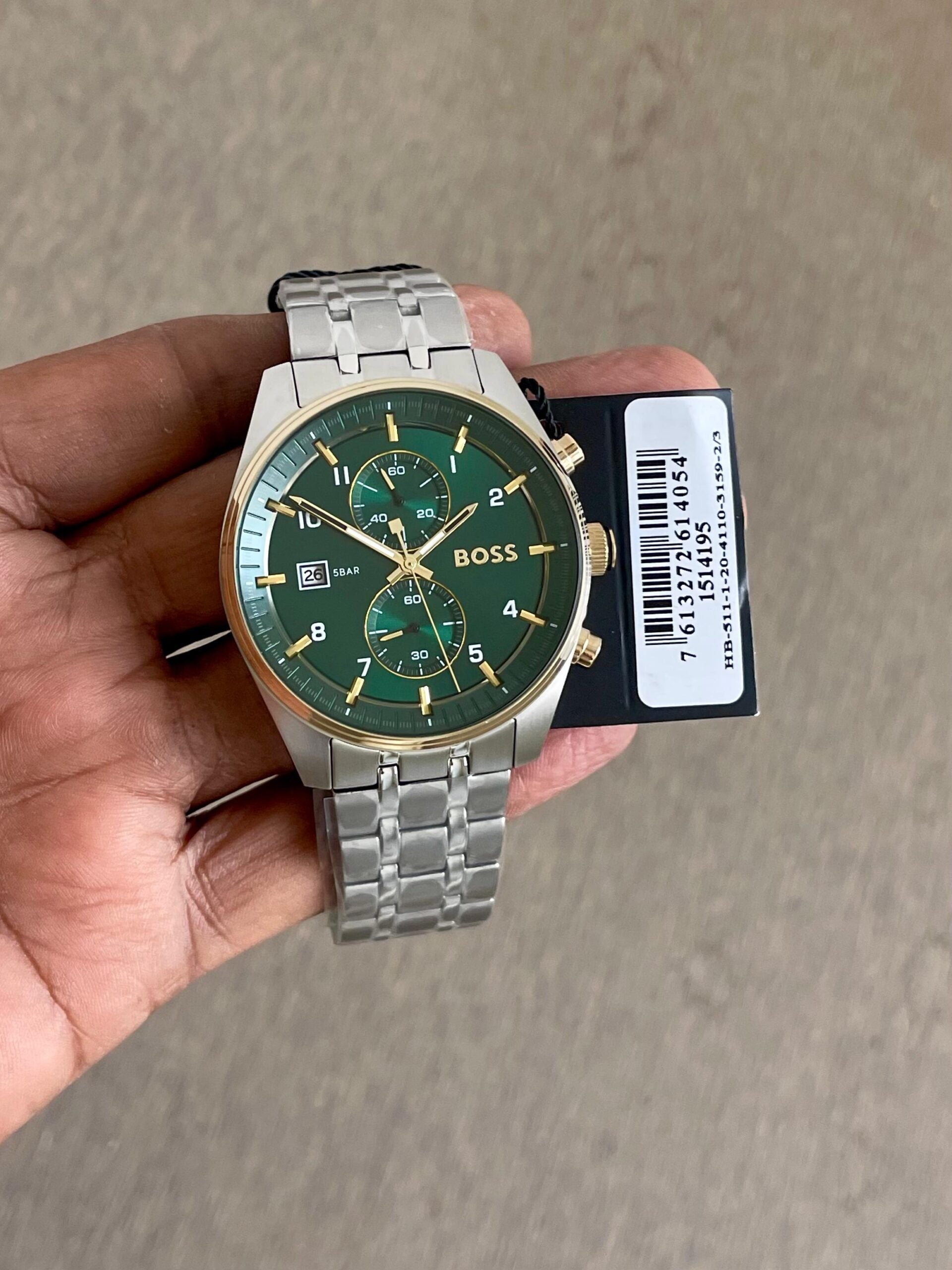 Boss Centre Court Green Dial