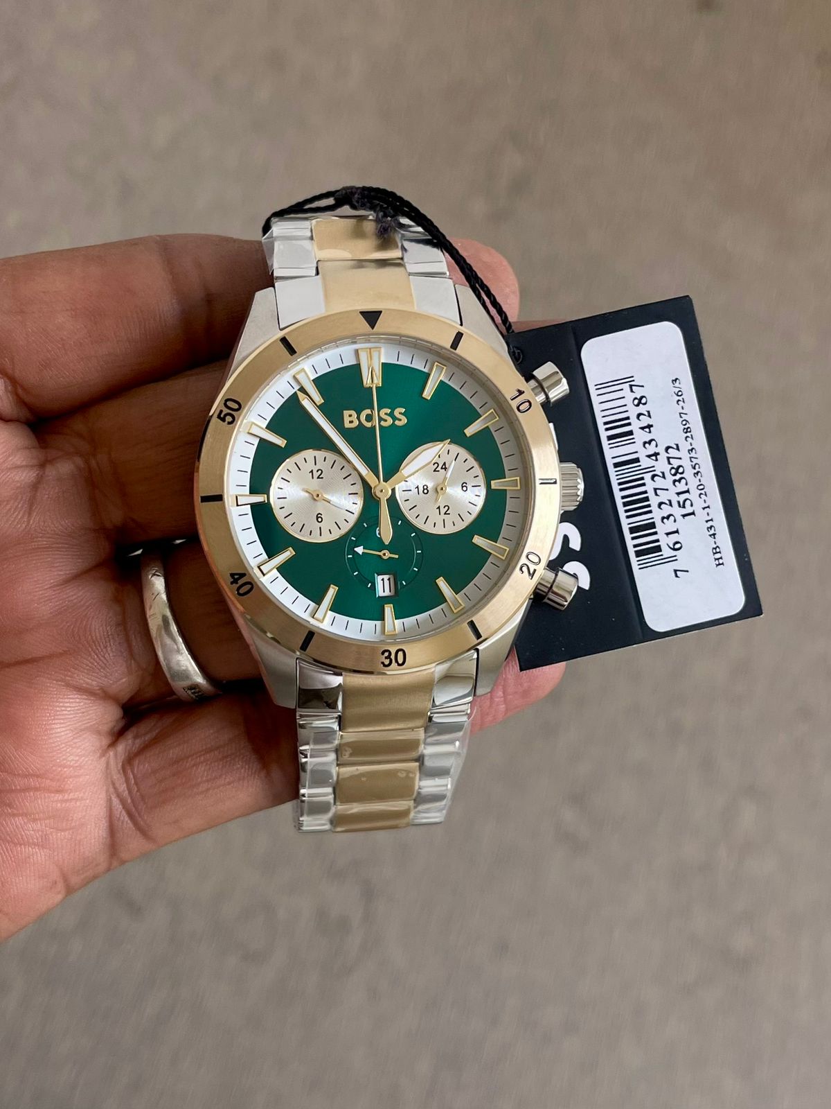 Boss Centre Court Two Tone Chronograph
