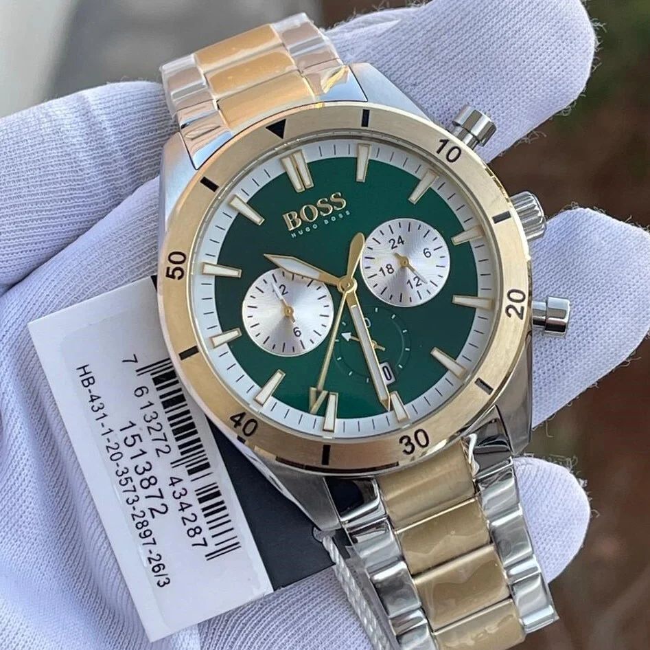 Boss Centre Court Two Tone Chronograph