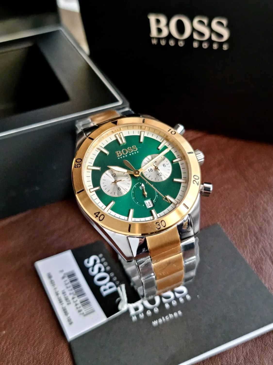 Boss Centre Court Two Tone Chronograph