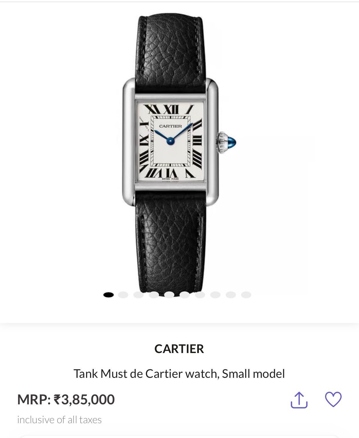 Cartier Tank Louis White Dial