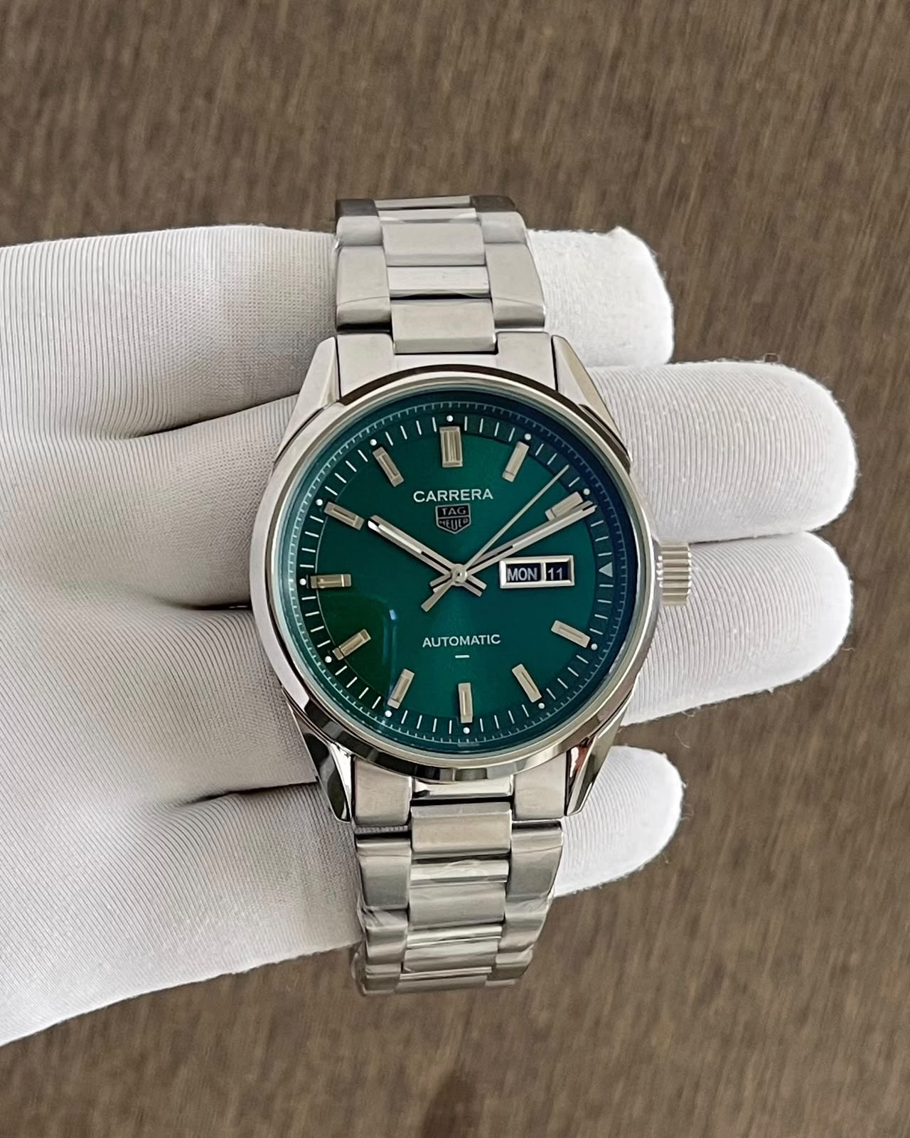 Tag Heuer Carrera Day-Date Green Dial