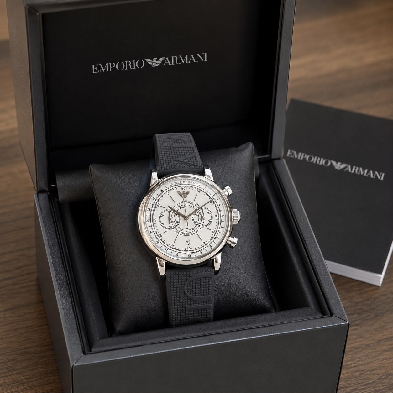 Emporio Armani Black Chronograph
