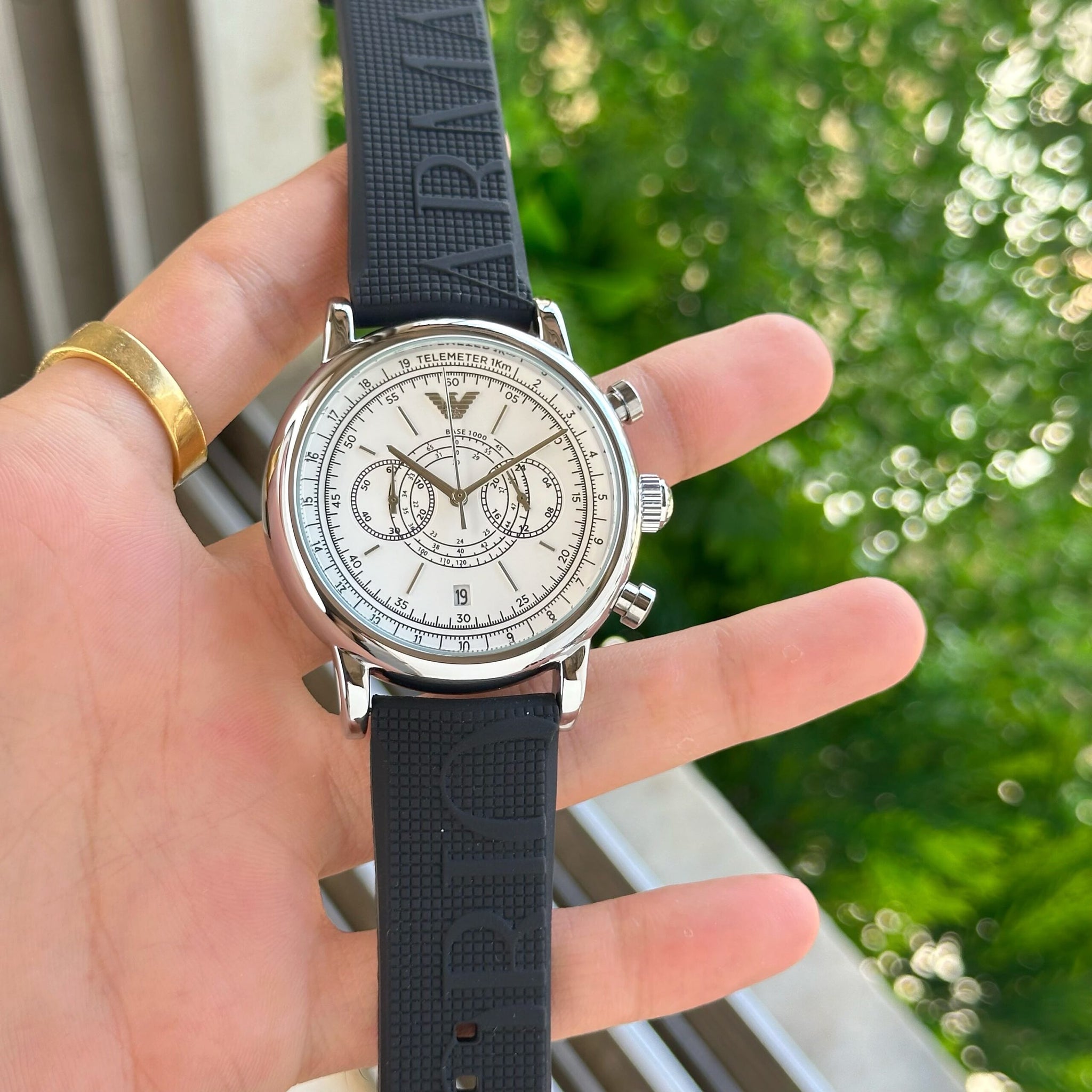 Emporio Armani Black Chronograph