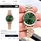 Emporio Armani Slim Green Diamond Dial