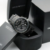 Emporio Armani Renato Black Chronograph