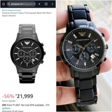 Emporio Armani Renato Black Chronograph