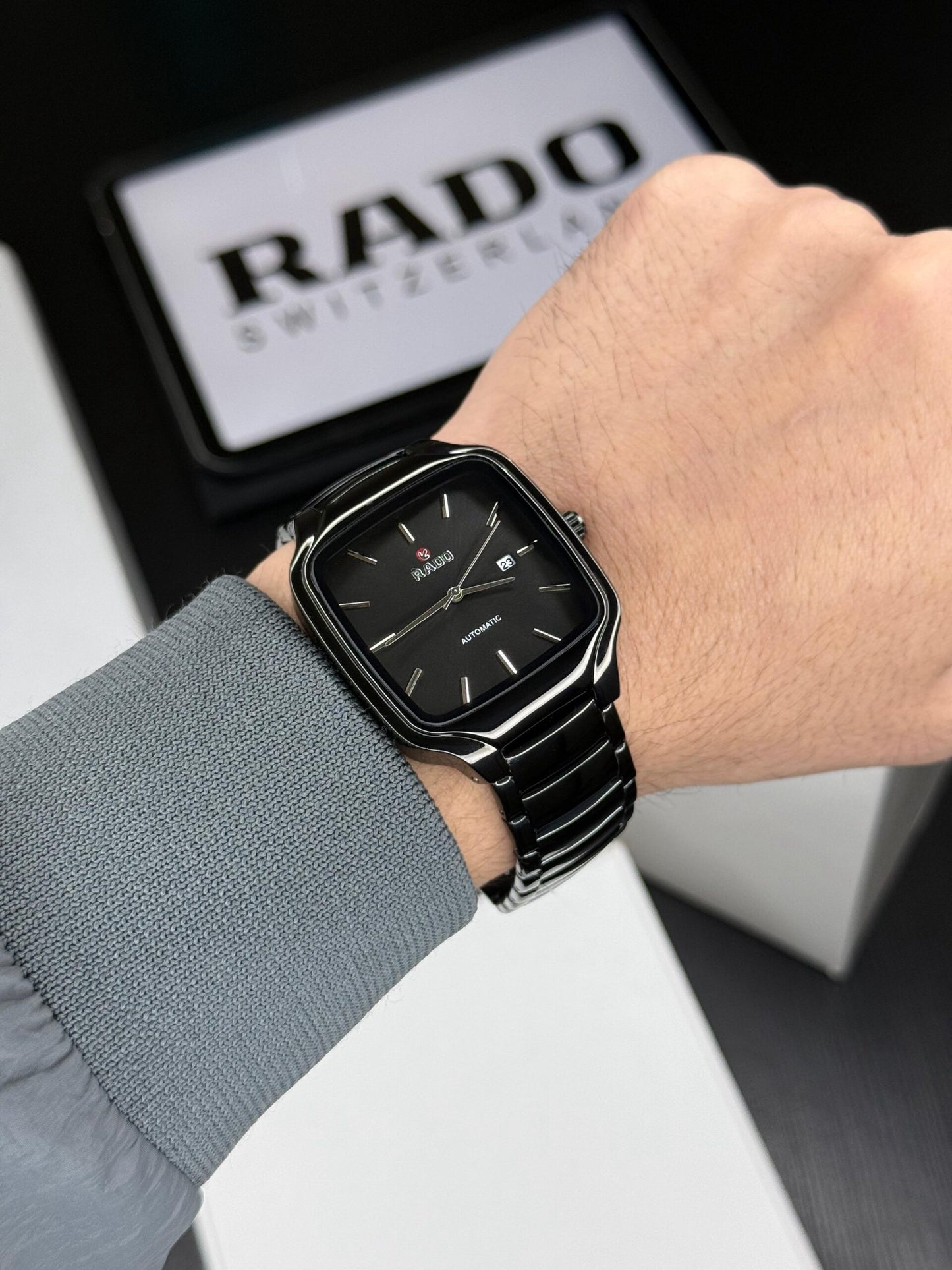 Rado True Square Black Dial Edition