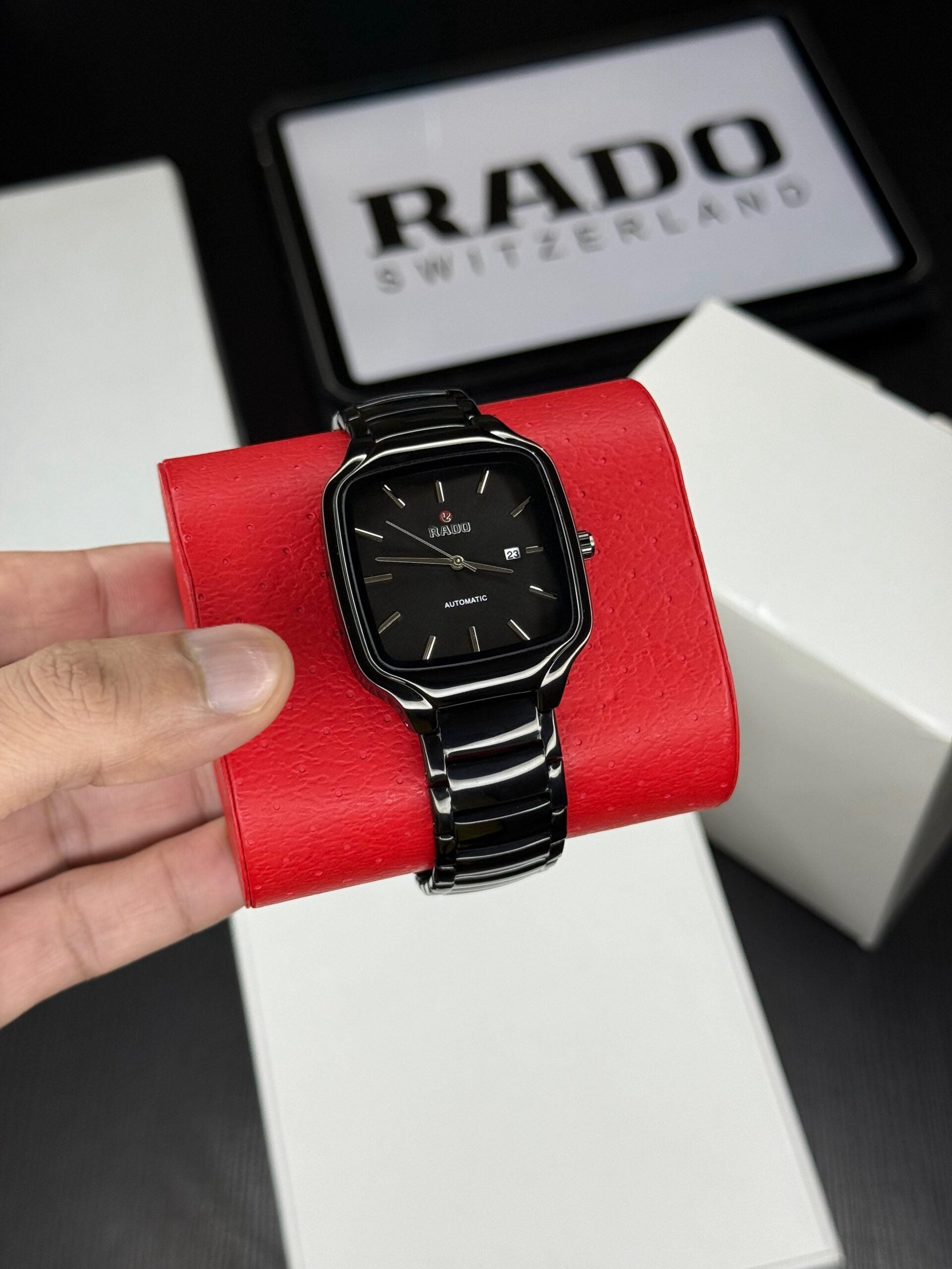 Rado True Square Black Dial Edition