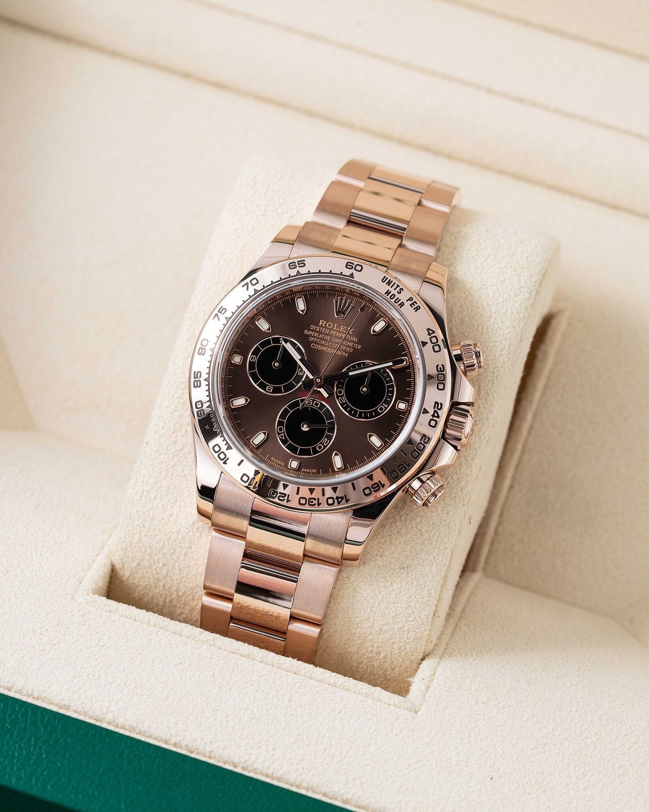Rolex Daytona Coffee Brown Rose Gold