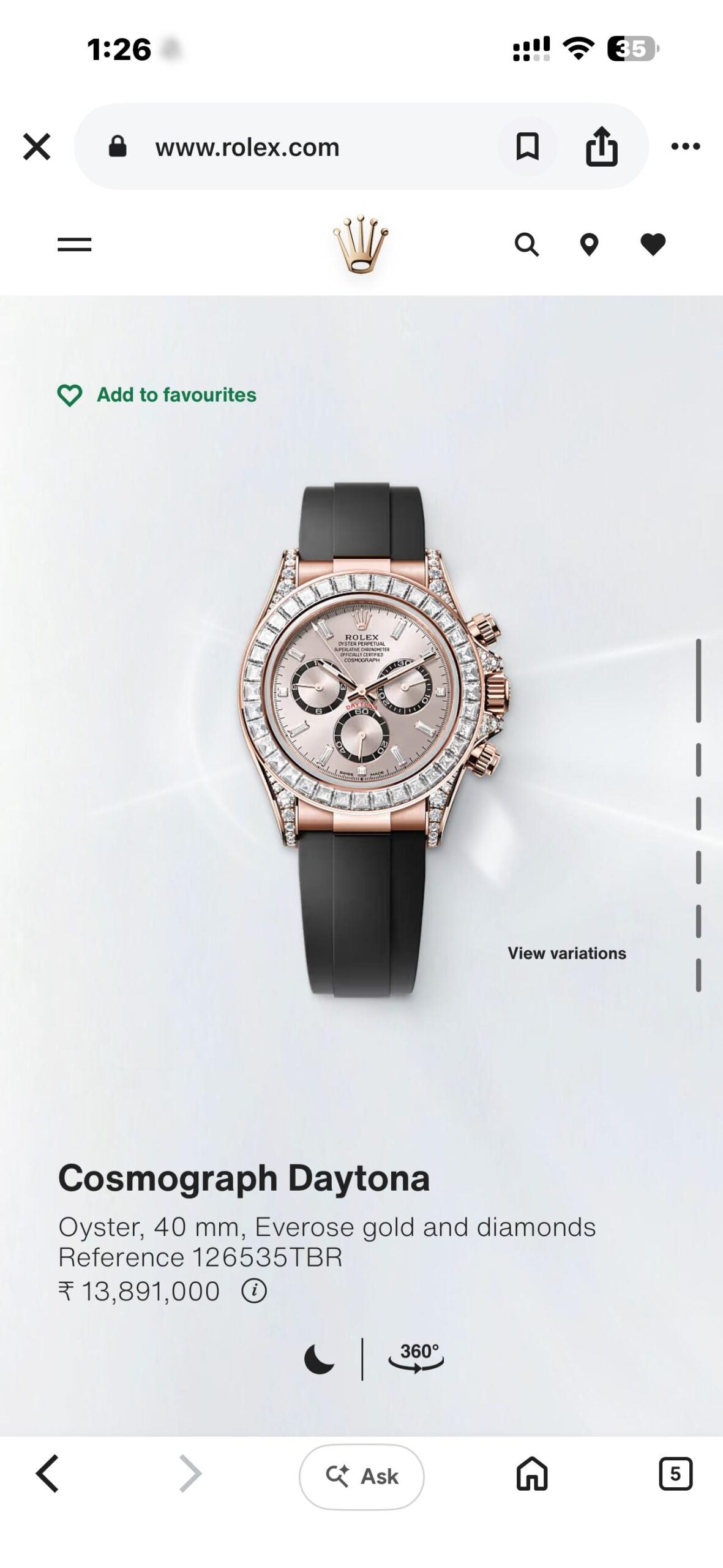 Rolex Daytona Rose Gold Ceramic Edition