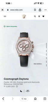 Rolex Daytona Rose Gold Ceramic Edition