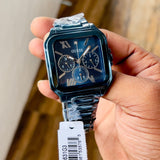 Guess Square Dial Blue Metallic Edition