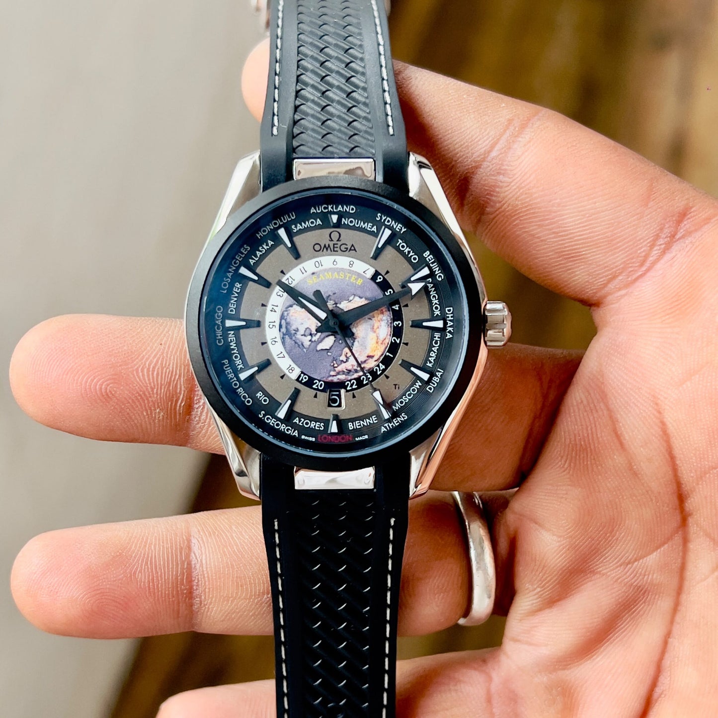 Omega Seamaster Grey Black Edition
