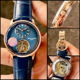 Patek Philippe Blue Dial Open Heart