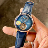 Patek Philippe Blue Dial Open Heart