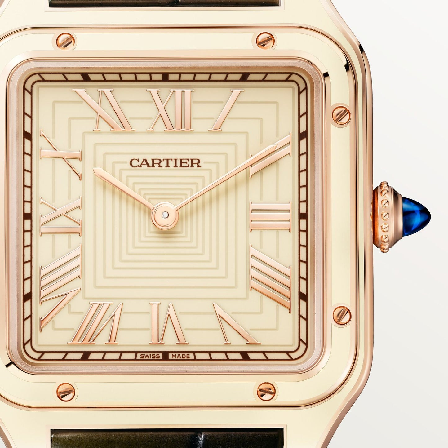Cartier Santos Dumont Laquer Green