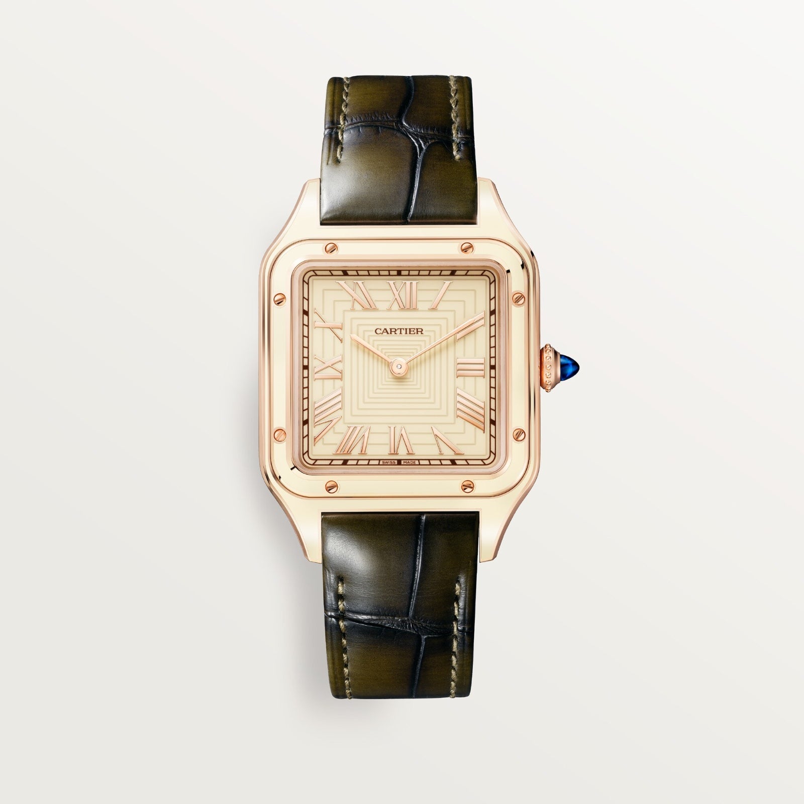 Cartier Santos Dumont Laquer Green