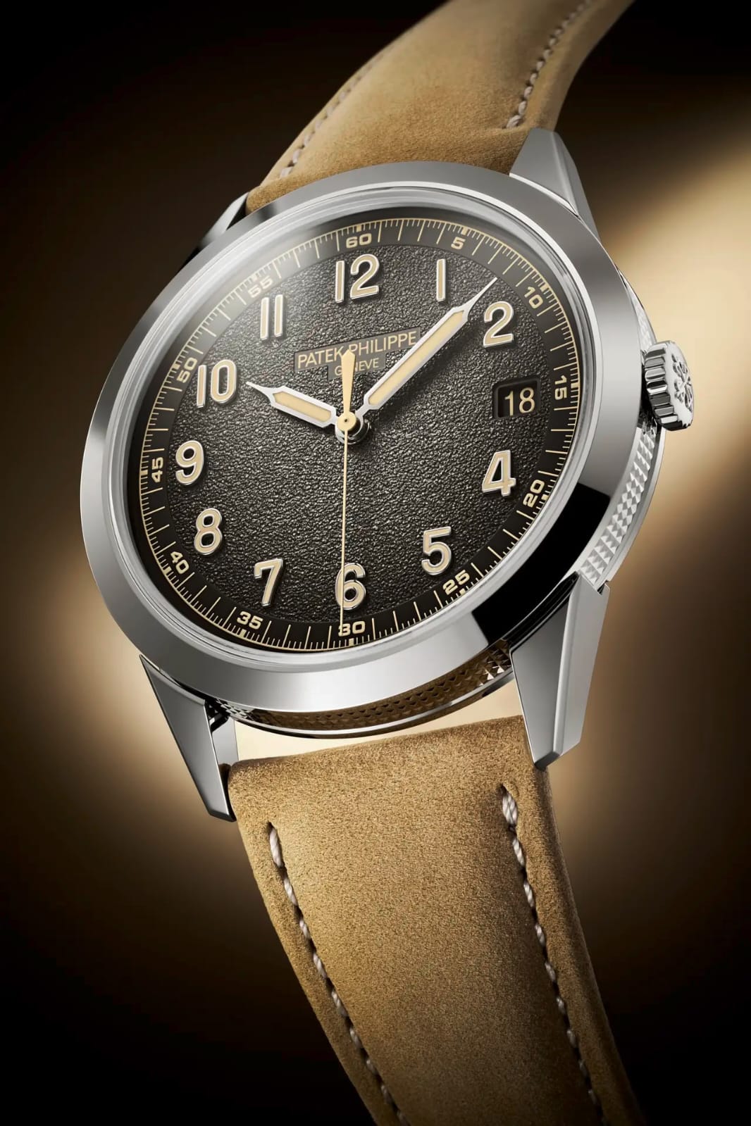 Patek Philippe Calatrava Brown Textured Dial