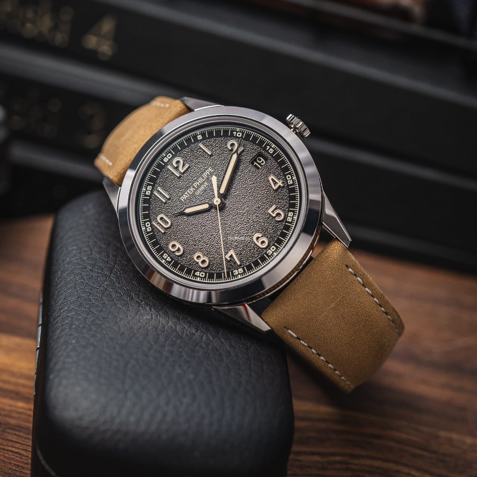 Patek Philippe Calatrava Brown Textured Dial