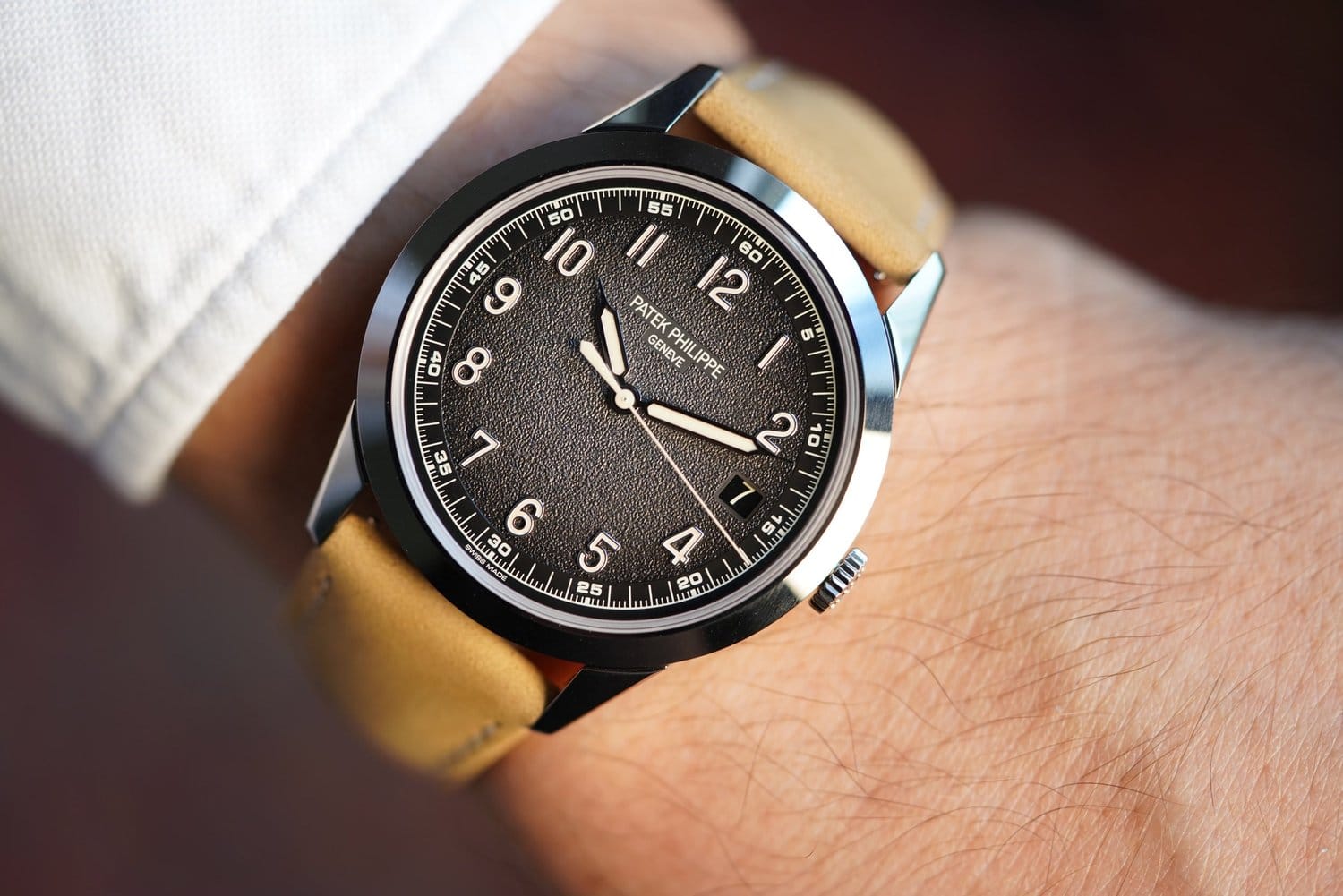 Patek Philippe Calatrava Brown Textured Dial