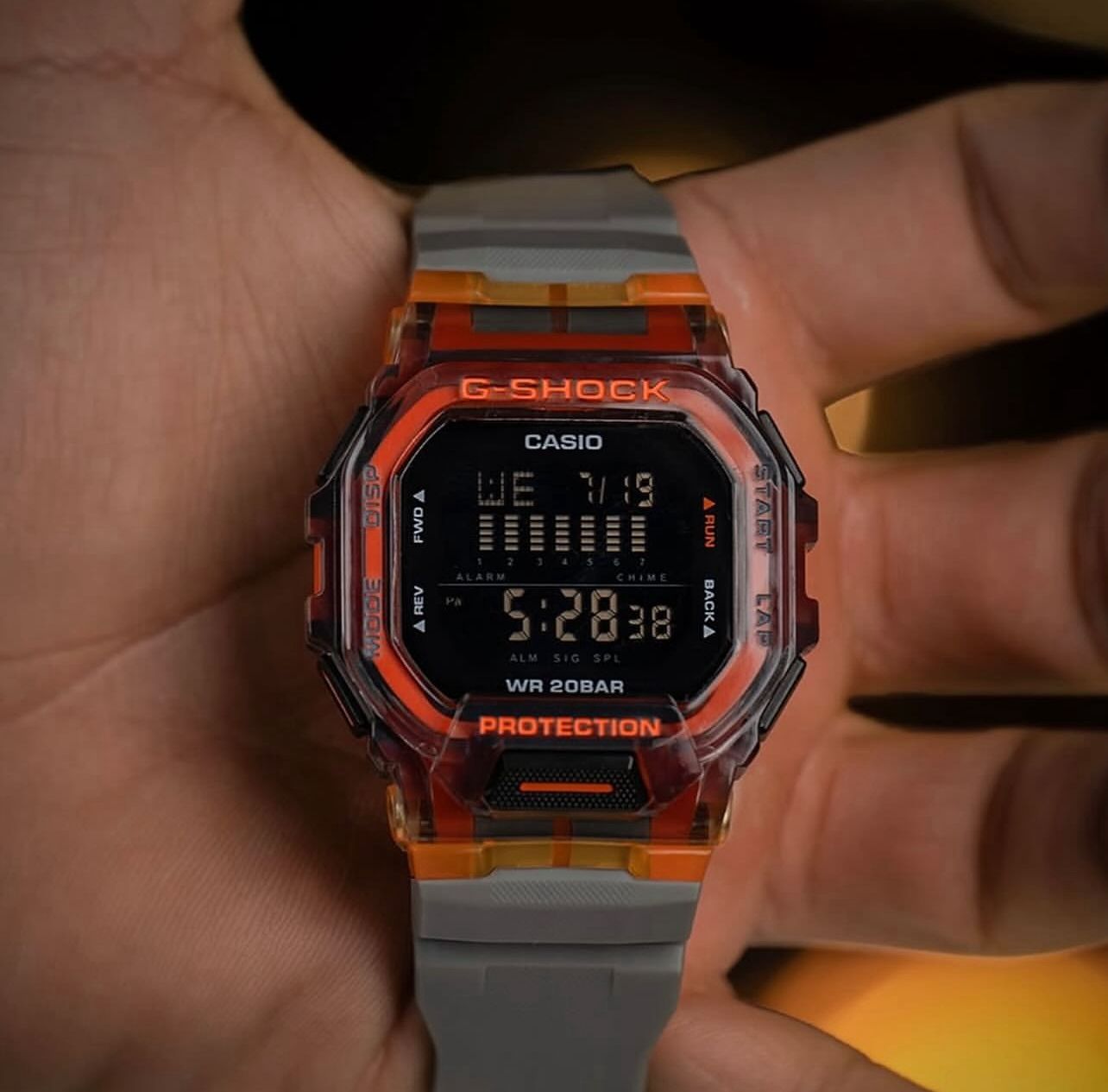 G Shock Grey Digital Edition