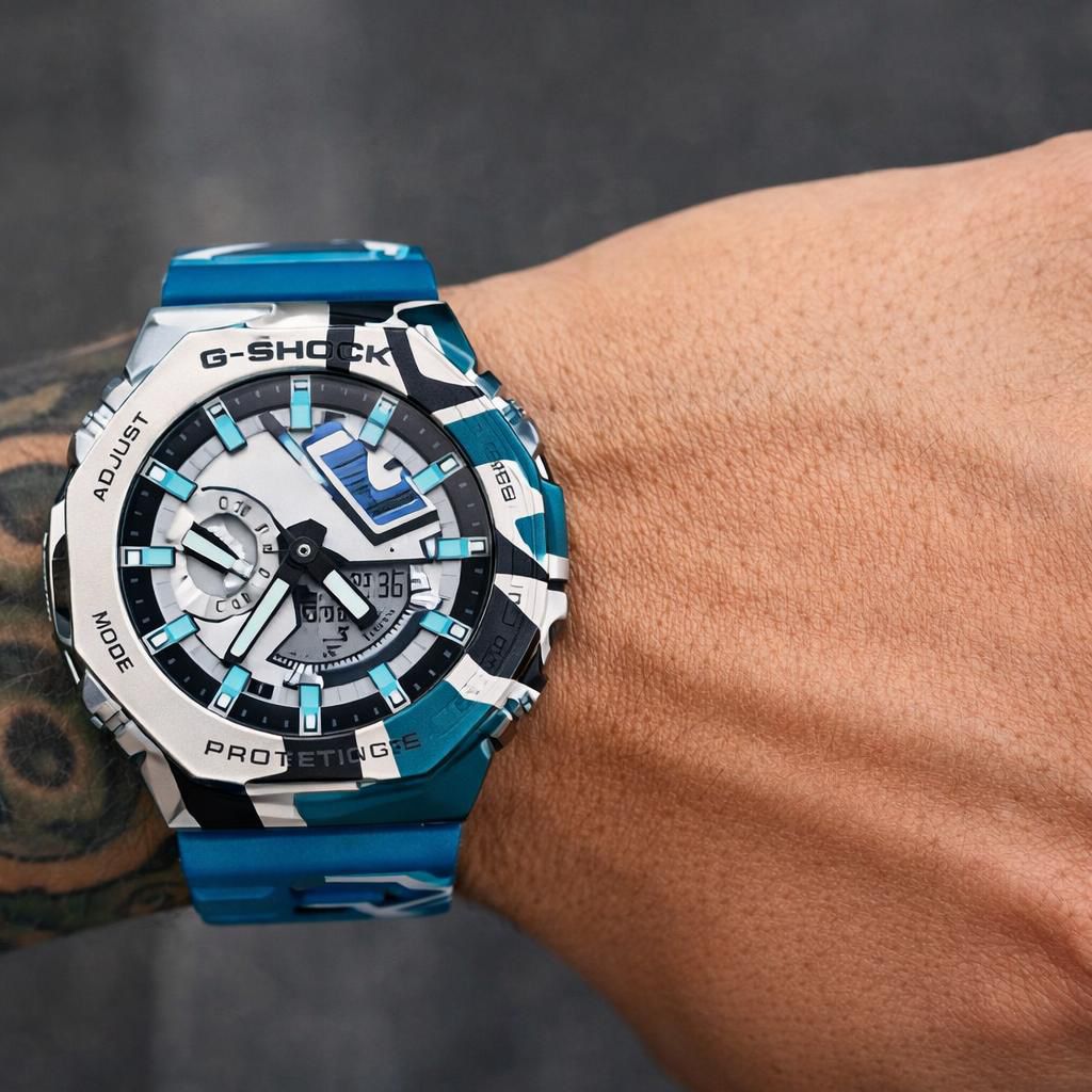 G Shock GM-2100-1A Black Metal Edition
