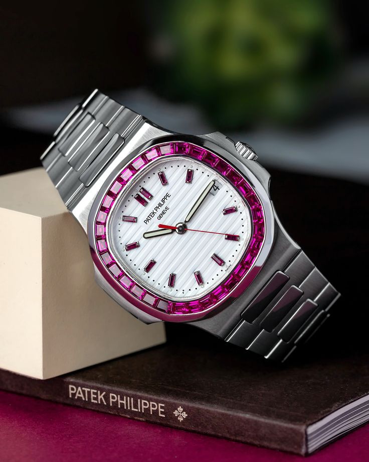 Patek Philippe Nautilus Silver Ruby Diamond Edition
