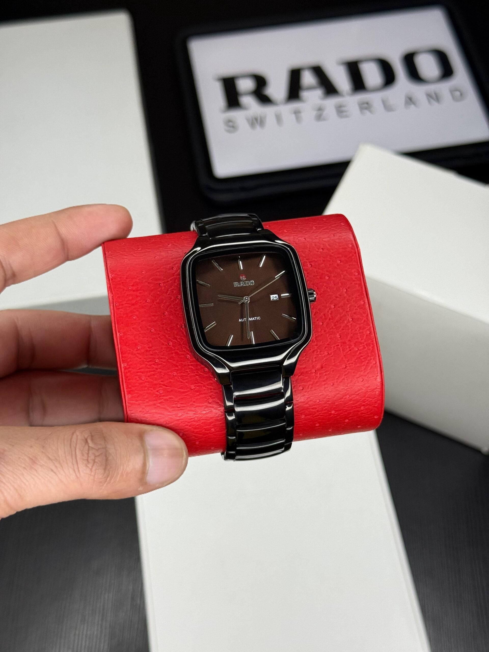Rado True Square Brown Dial