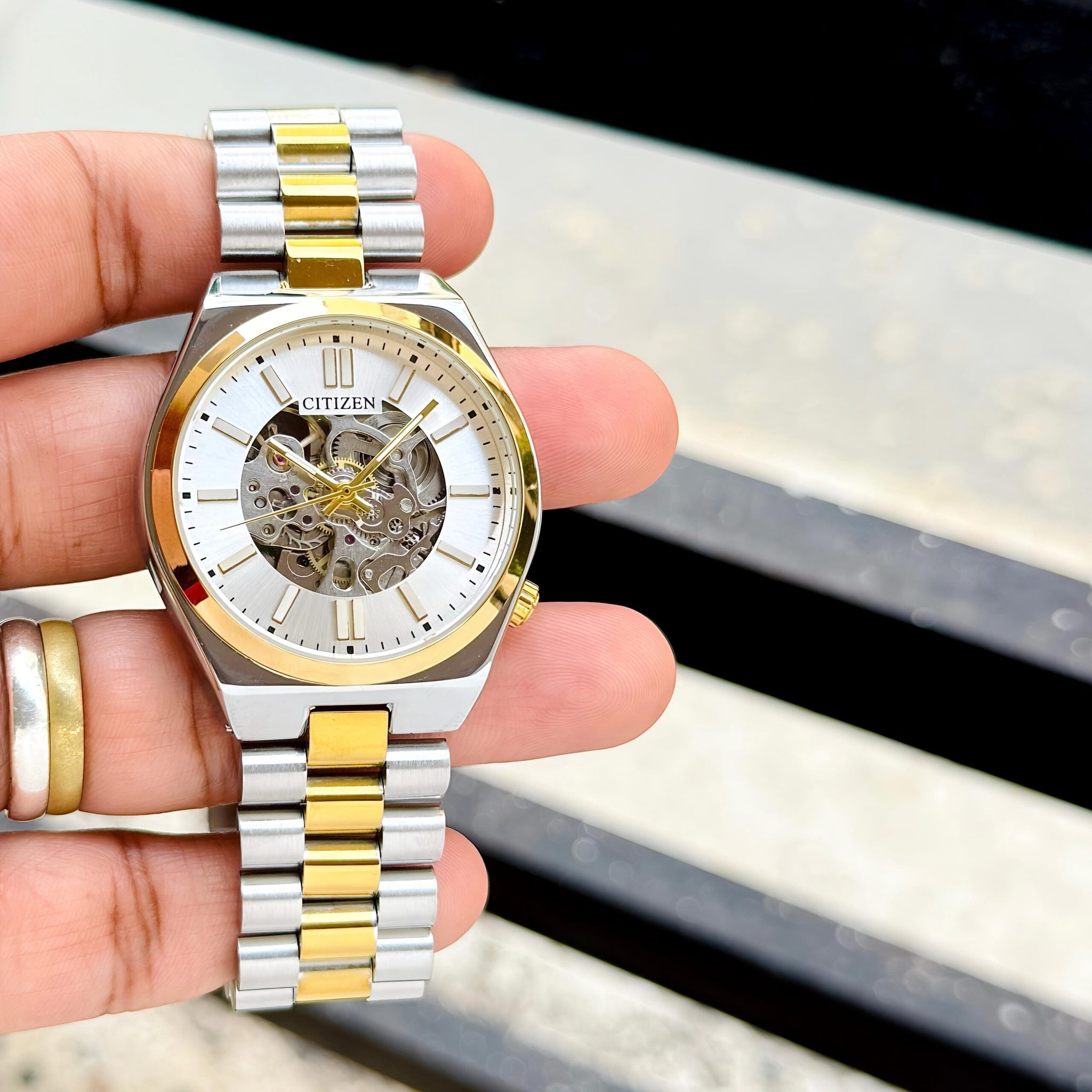Citizen Tsuyosa Automatic White Open Heart
