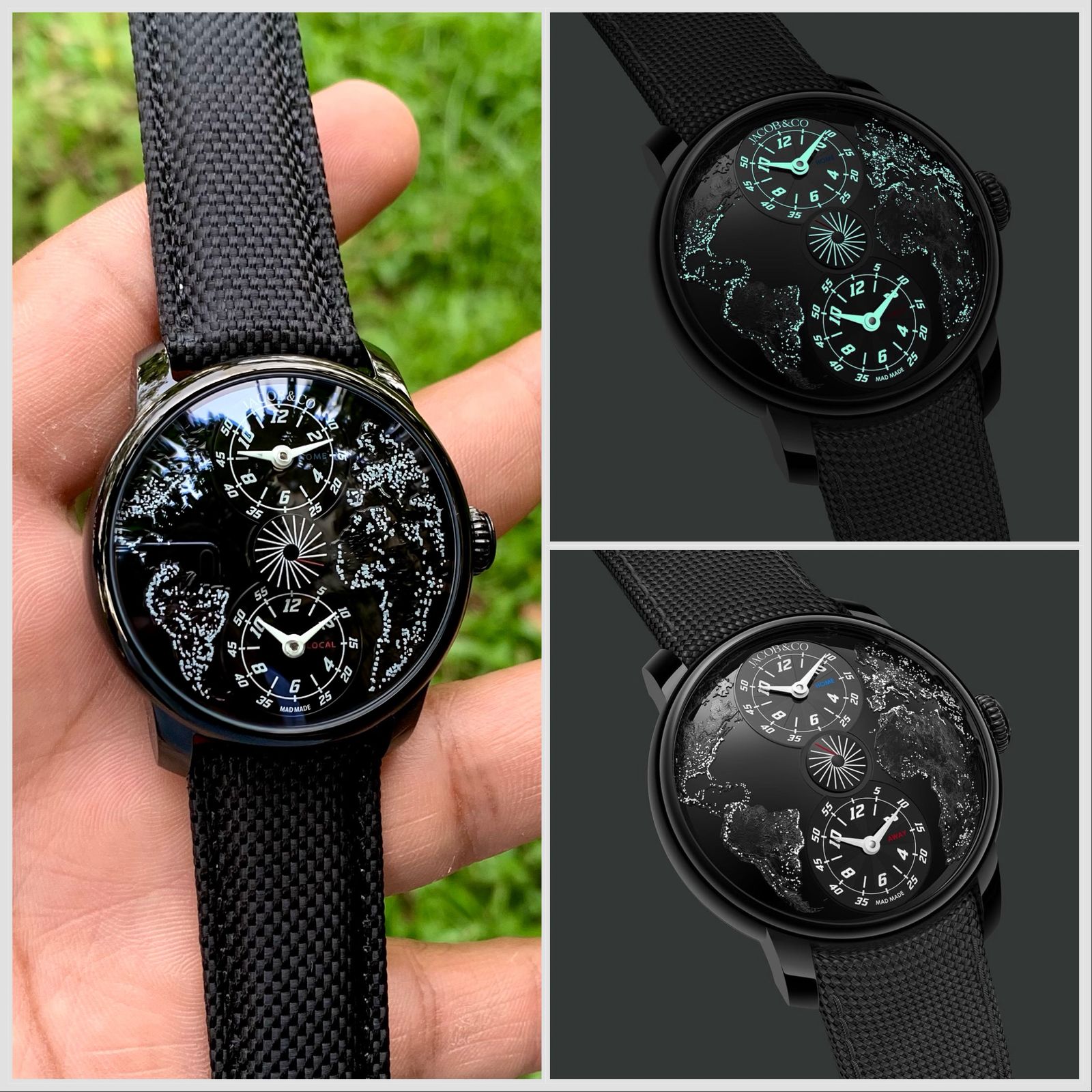 Jacob &amp; Co Luminous Map Dial