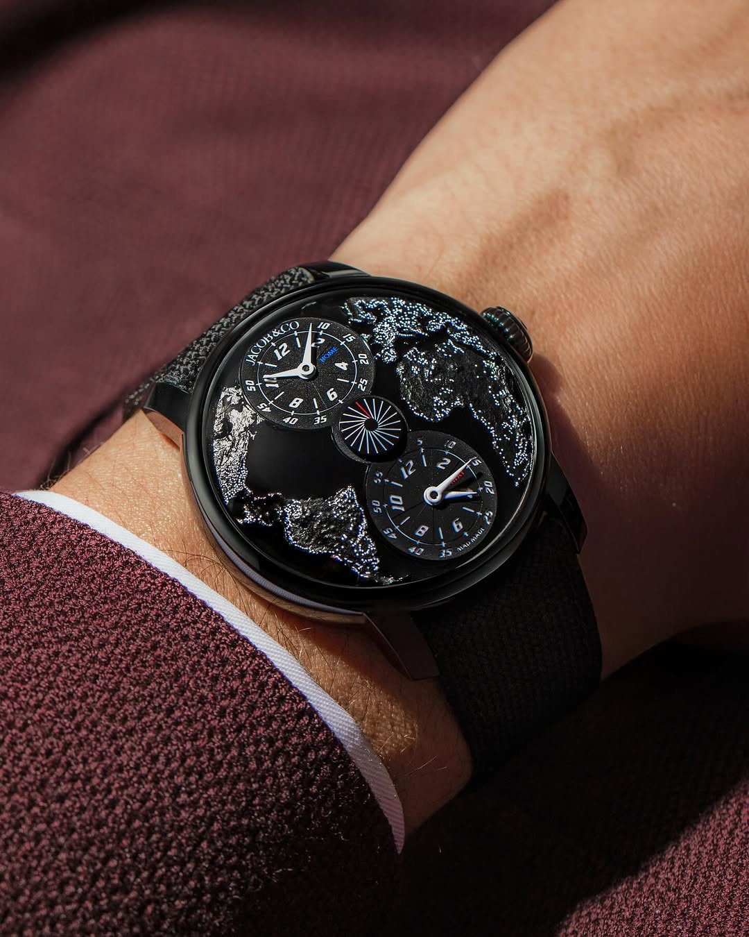 Jacob &amp; Co Luminous Map Dial