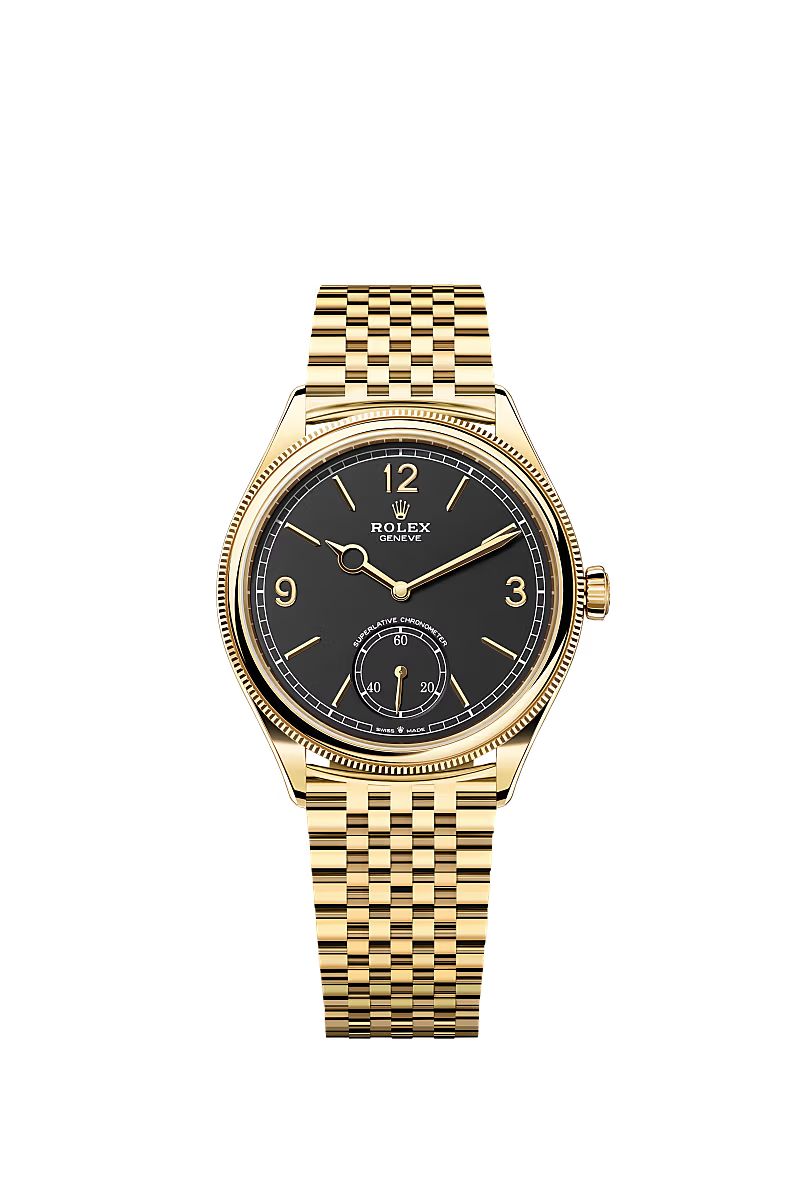 Rolex Perpetual 1908 Black Dial Gold Edition