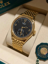 Rolex Perpetual 1908 Black Dial Gold Edition