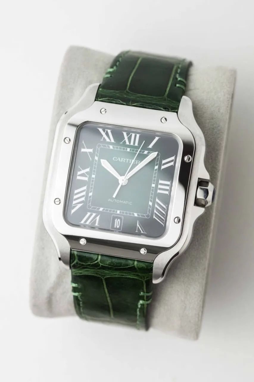 Cartier De Santos Green Gradient Dial
