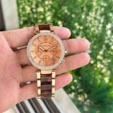 Michael Kors Parker Tortoise Rose Gold