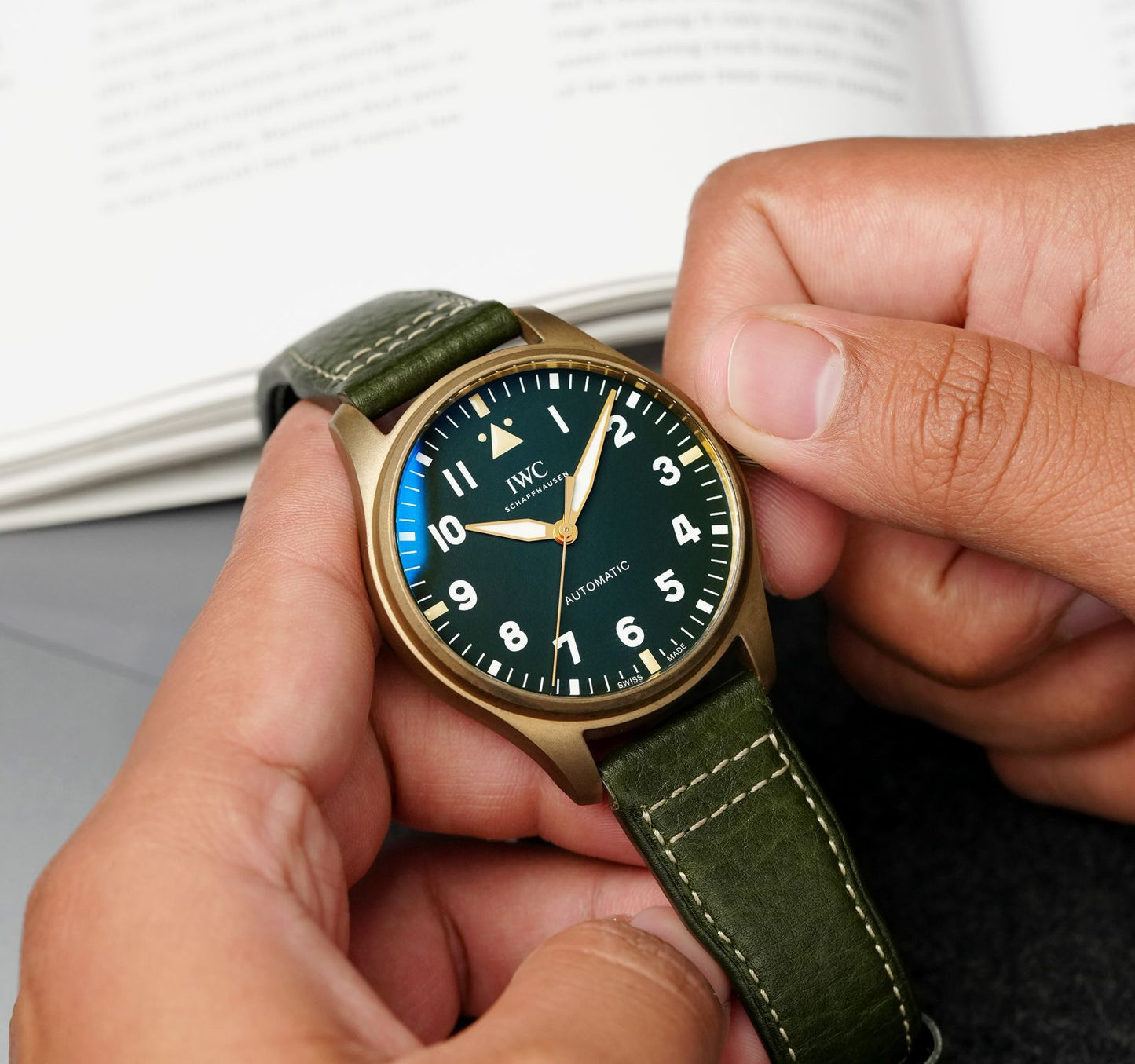 IWC Schaffhausen IW329702 Green Dial