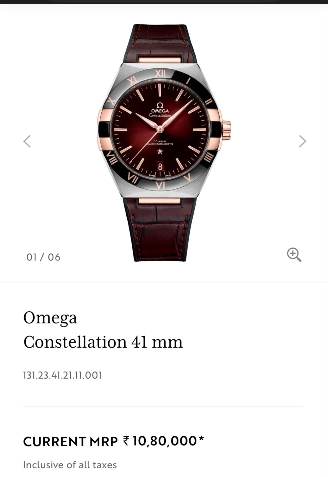 Omega Constellation Co-Axial Master