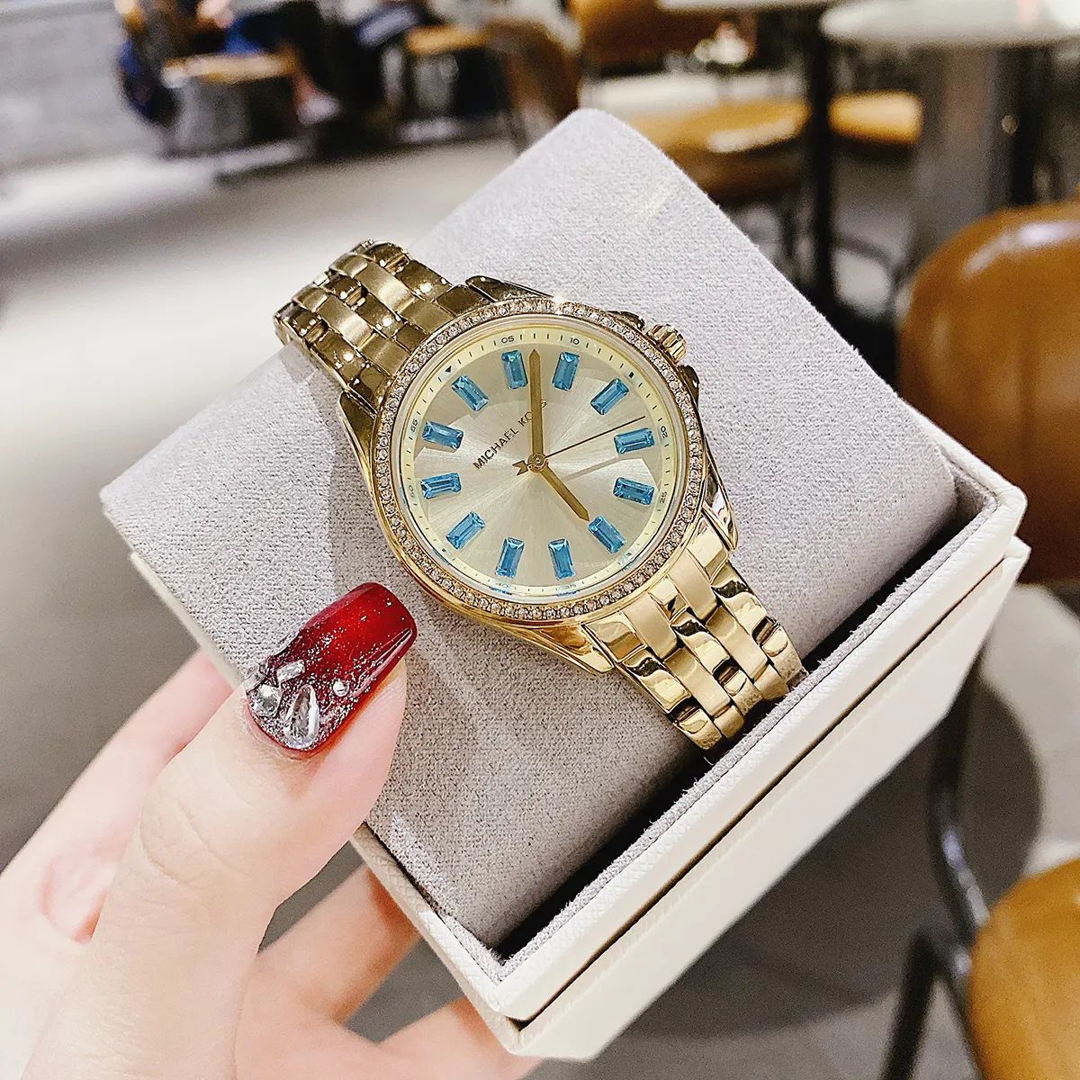 Michael Kors Pilot Pave Gold Edition