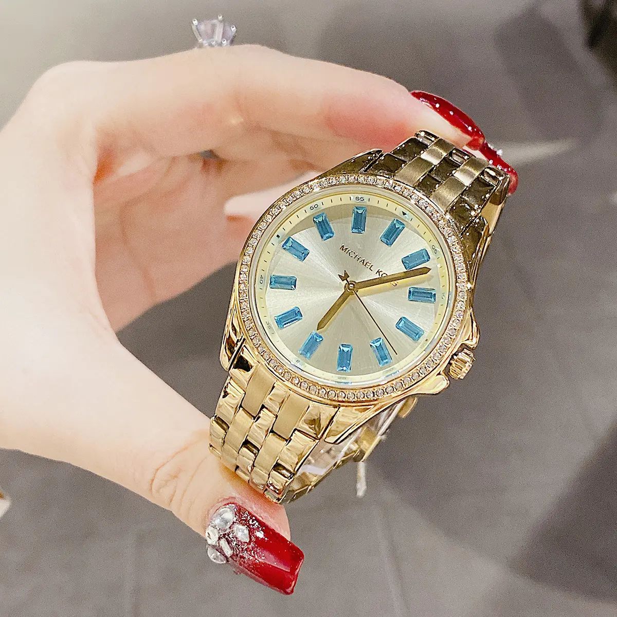 Michael Kors Pilot Pave Gold Edition