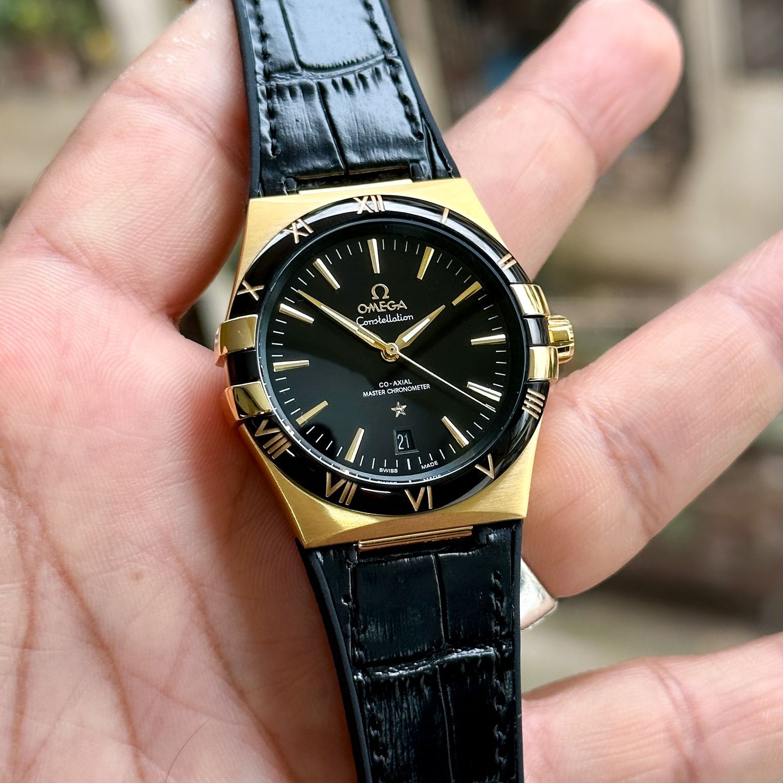 Omega Constellation Co-Axial Master Black