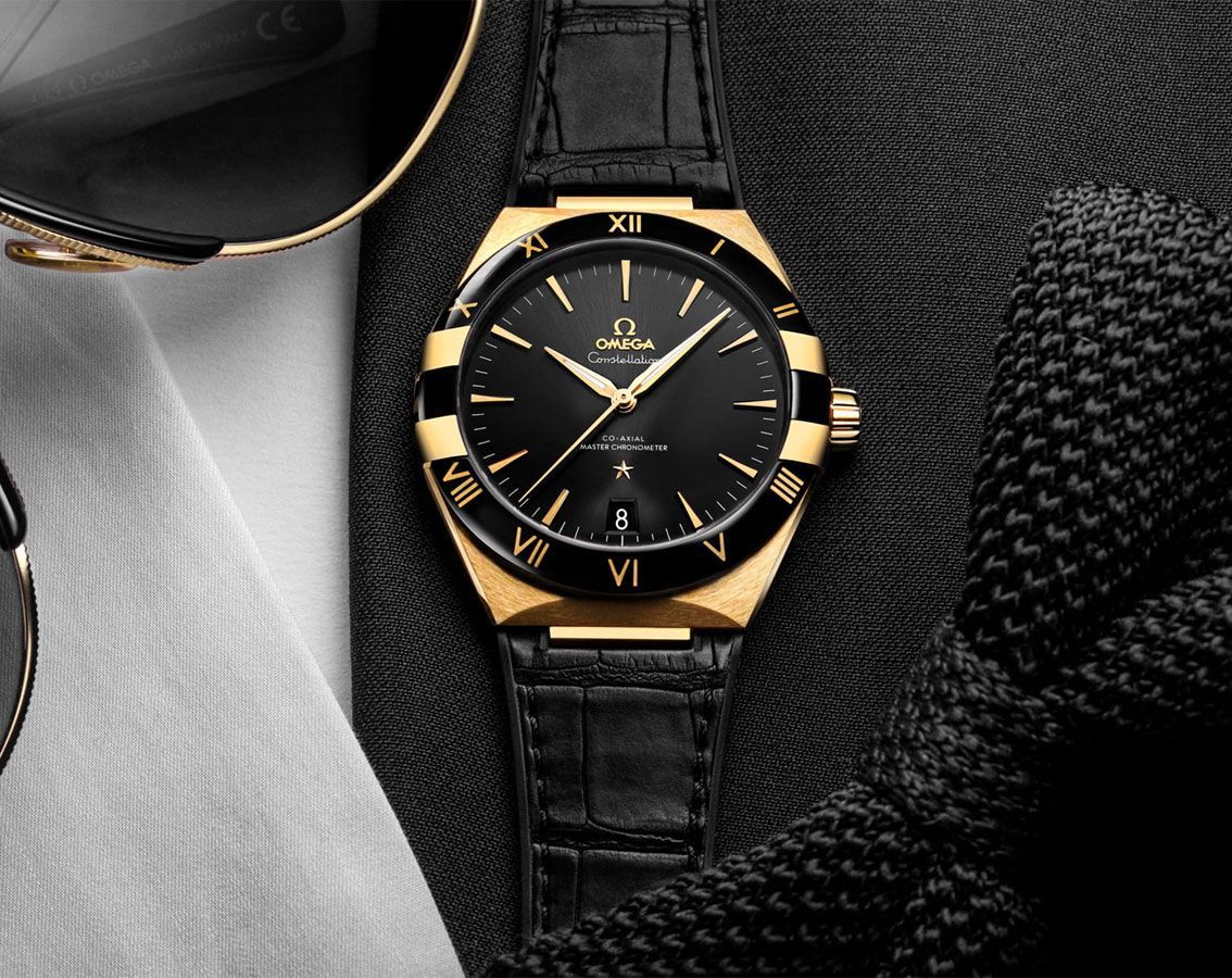 Omega Constellation Co-Axial Master Black