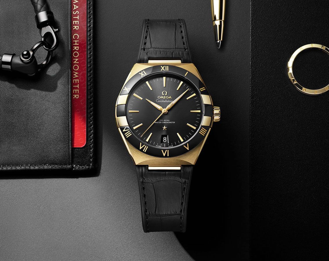 Omega Constellation Co-Axial Master Black