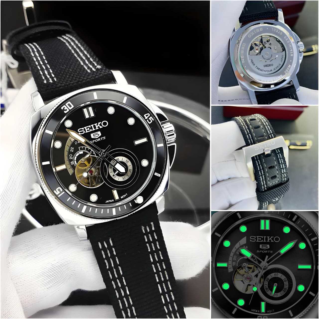 Seiko Tourbillon Automatic Black
