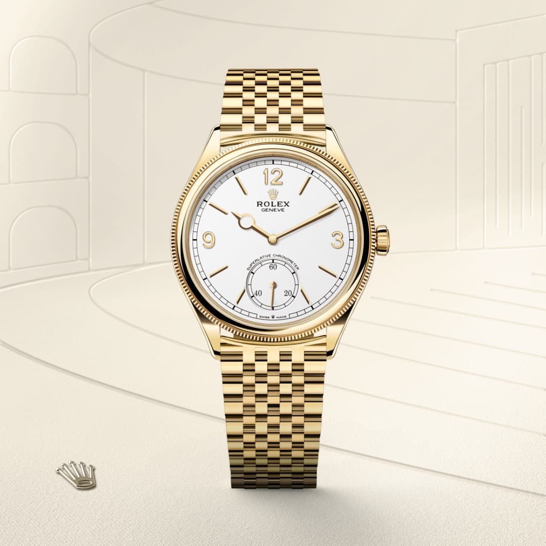 Rolex 1908 Gold White Semi ETA Edition